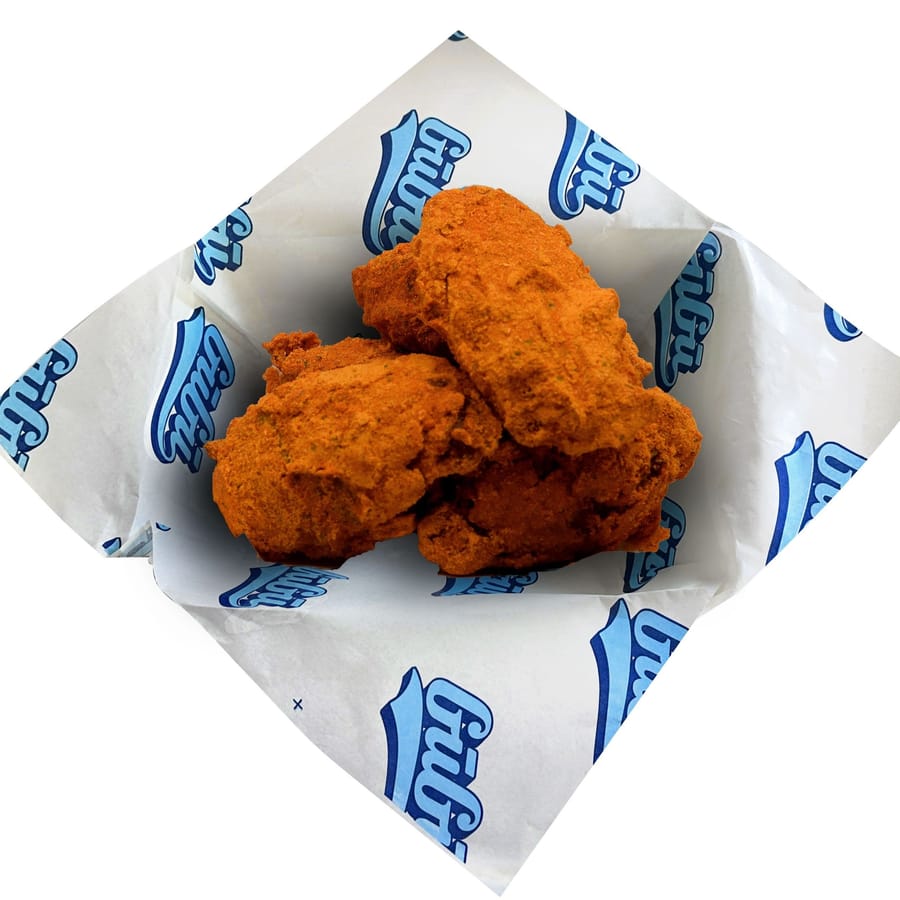 Fried chicken red chilli cheese